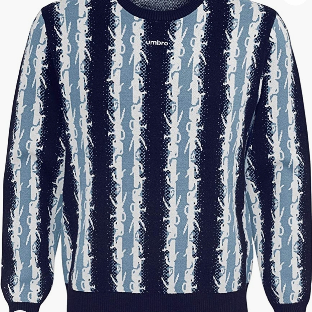 Umbro Mens sweater- UC3 NAVY/ BLUESTONE